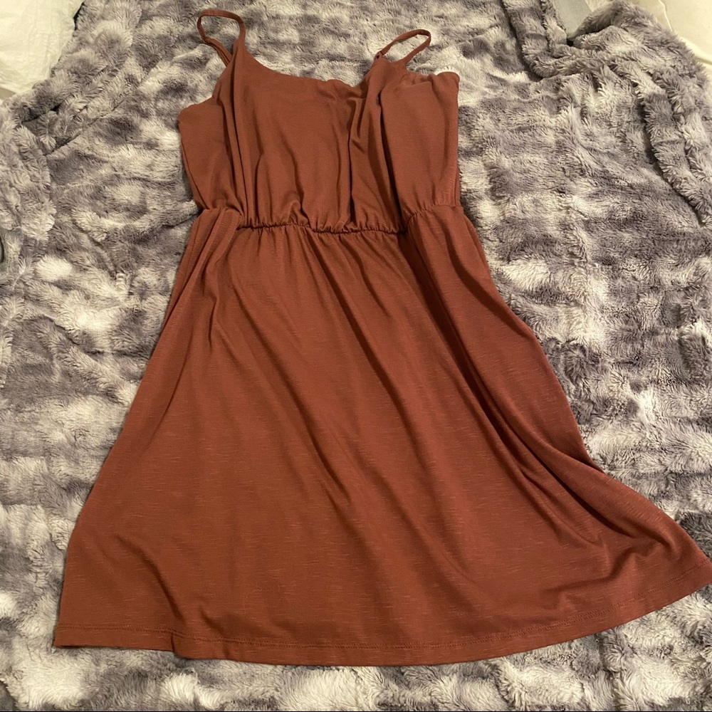 Old navy ladies dress brown size M